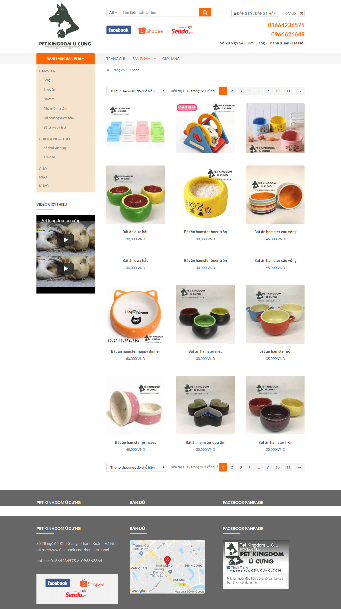 [hieuchuancaltech] Thiết kế website thú cưng, vật nuôi, hội yêu động vật http://petkingdomucung.com/